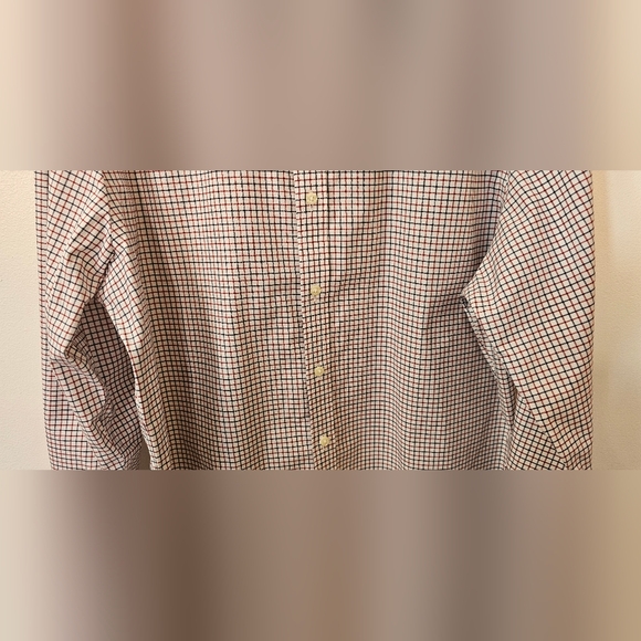 Brooks Brothers Milano Men's Checkered Button Down Dress Shirt Size 16 1/2 34 - Picture 4 of 9